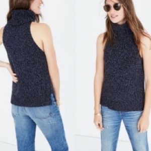 Madewell Sleeveless Turtleneck Sweater Top